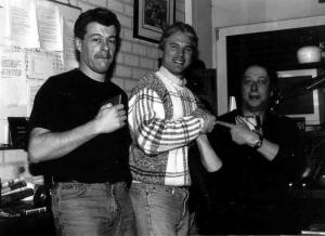 With Fred Siebelink (left) and the late Alfred LaGarde (right)